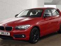 Used BMW 116 Sport Line 116 HP (85 kW) 2016 Red Hatchback