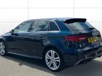 Used Audi A3 Sportback S-Line 116 HP (85 kW) 2019 Blue Hatchback