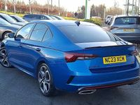 Used Skoda Octavia vRS 196 HP (144 kW) 2023 Race blue metallic Hatchback