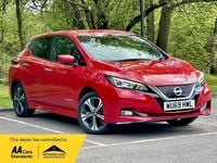Usado Nissan Leaf 160 kW (218 HP) 2019 Vermelho Citadino