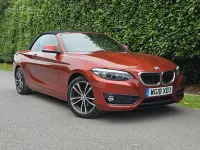 Used BMW 218 Sport Line 2018 Orange Cabriolet