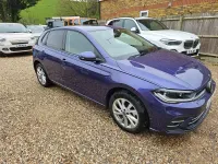 Used VW Polo Match 95 HP (69 kW) 2025 Blue Hatchback