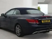 Used Mercedes E220 AMG line 2015 Blue Cabriolet