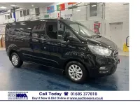 Used Ford Transit Custom Limited 130 HP (95 kW) 2021 Black Van