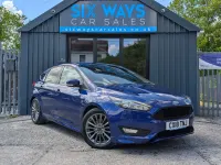 Usado Ford Focus ST-Line 2018 Azul Utilitario