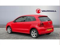 Used VW Polo Edition 90 HP (66 kW) 2017 Red Hatchback