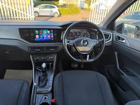 Used VW Polo Match 95 HP (69 kW) 2021 Black Hatchback