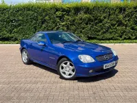 Used Mercedes SLK230 2000 Blue Cabriolet