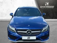 Second-hand Mercedes C250 AMG Line Premium 204 CP (150 kW) 2018 Albastru Coupe
