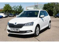 Used Skoda Fabia SE 60 HP (44 kW) 2020 White Hatchback
