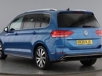 Used VW Touran R-line 150 HP (110 kW) 2020 Blue MPV