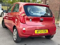Used Kia Picanto 68 HP (50 kW) 2013 Red Hatchback