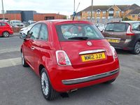 Used Fiat 500 Lounge 69 HP (50 kW) 2012 Red Hatchback