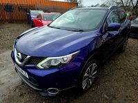 Begagnad Nissan Qashqai Tekna 2016 Blå SUV