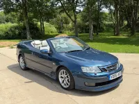Used Saab 9-3 Aero 2006 Blue Cabriolet