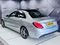 Begagnad Mercedes C250 AMG line 204 HK (150 kW) 2016 Silver Sedan
