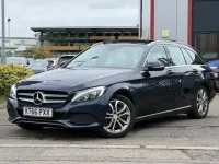Used Mercedes C300 Premium Plus 2016 Blue Estate