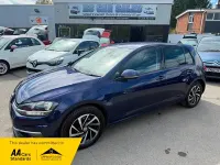 Used VW Golf VII Match 150 HP (110 kW) 2019 Blue Hatchback
