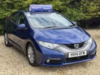 Used Honda Civic EX 142 HP (104 kW) 2014 Blue Hatchback