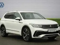 Used VW Tiguan Allspace R-line 150 HP (110 kW) 2023 White SUV