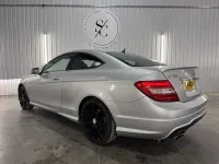 Begagnad Mercedes C180 Sport Edition 2014 Silver Sportkupé