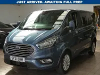 Used Ford Tourneo Custom Titanium 2021 Blue Van