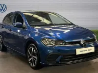 Used VW Polo Life 95 HP (69 kW) 2023 Reef blue metallic Hatchback
