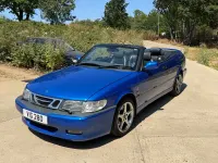Used Saab 9-3 1999 Blue Cabriolet