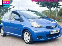 Used Toyota Aygo 68 HP (50 kW) 2010 Blue Hatchback