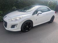 Used Peugeot 308 CC Roland Garros 156 HP (114 kW) 2013 White Cabriolet