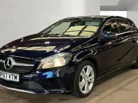 Used Mercedes A160 Executive 102 HP (75 kW) 2018 Cavansite blue Hatchback