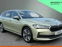 New Skoda Superb SE Technology 150 HP (110 kW) 2026 Ice tea yellow metallic Estate