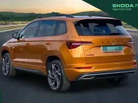 Used Skoda Karoq SportLine 150 HP (110 kW) 2024 Phoenix orange metallic SUV