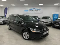 Used VW Sharan SE 140 HP (102 kW) 2014 Black MPV