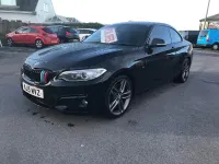 Used BMW 218 M Sport 2015 Black Coupe