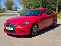 Used Lexus IS300h Sport Line 223 HP (164 kW) 2016 Red Sedan