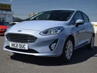 Usado Ford Fiesta Titanium 2021 Azul Citadino