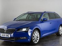 Used Skoda Superb SE L Executive 190 HP (139 kW) 2018 Blue Estate