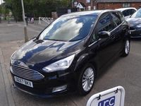 Used Ford C-MAX Titanium 125 HP (91 kW) 2017 Black MPV