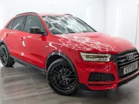 Used Audi Q3 Black Edition 184 HP (135 kW) 2017 Red SUV