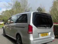 Begagnad Mercedes V250 AMG line 2018 Silver Minibuss