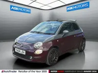 Used Fiat 500C Collezione 69 HP (50 kW) 2018 Grey Cabriolet