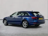 Used Audi A4 S-Line 150 HP (110 kW) 2018 Blue Estate