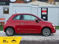 Used Fiat 500 Lounge 69 HP (50 kW) 2015 Red Hatchback