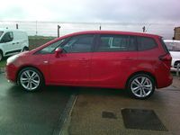 Used Vauxhall Zafira SRi 170 HP (125 kW) 2014 Red MPV