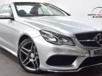 Used Mercedes E220 AMG 170 HP (125 kW) 2013 Silver Cabriolet