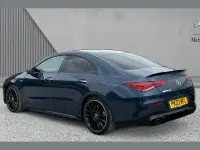 Used Mercedes CLA35 AMG Premium Plus 301 HP (221 kW) 2023 Blue Coupe