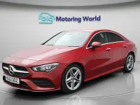 Used Mercedes CLA200 AMG line 163 HP (119 kW) 2022 Red Coupe