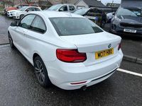 Used BMW 218 Sport Line 150 HP (110 kW) 2017 White Coupe