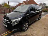 Used Mercedes V250 AMG line 2017 Black MPV